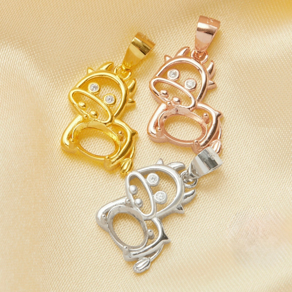 Cow Necklace Pendant
