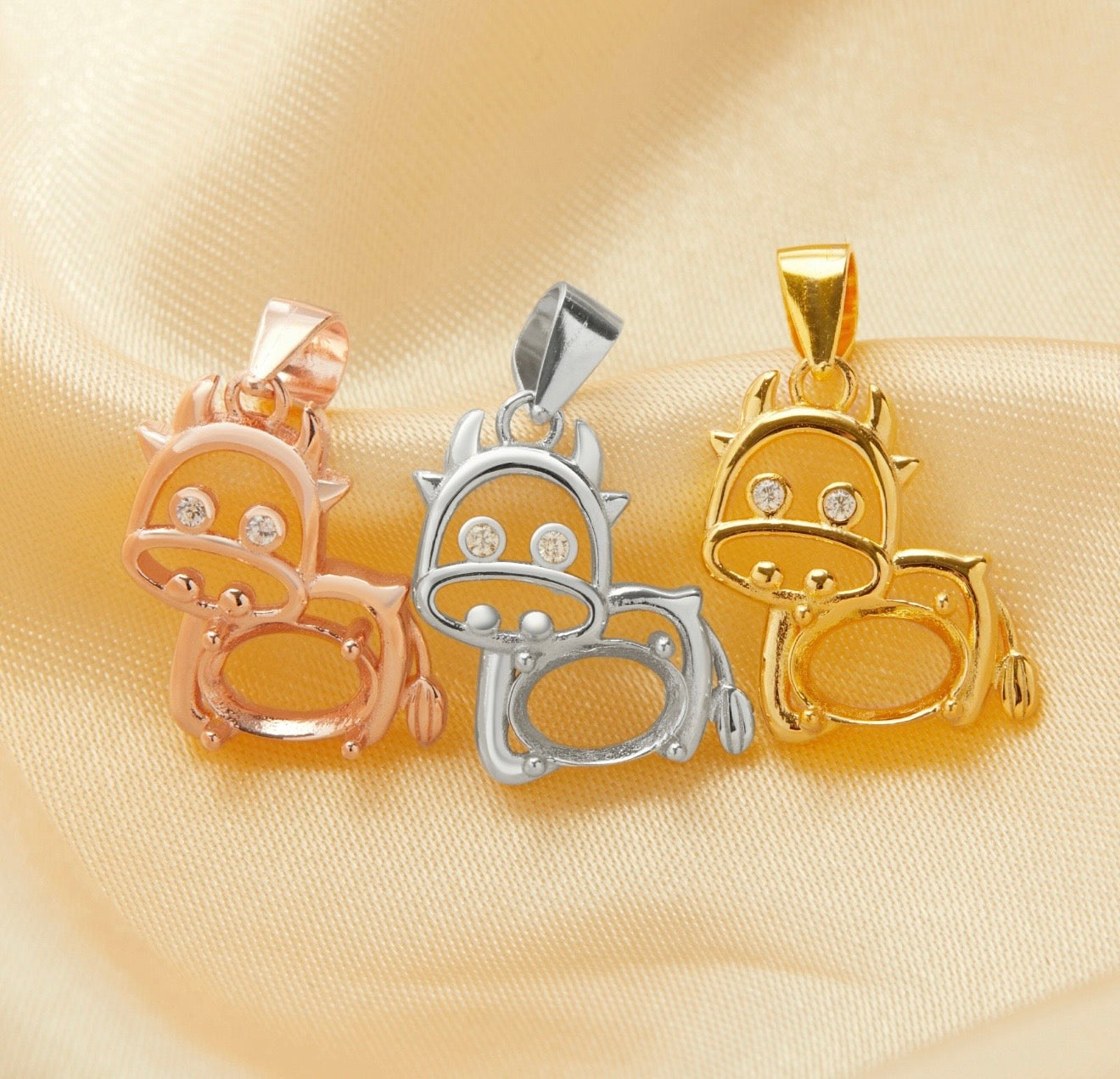 Cow Necklace Pendant