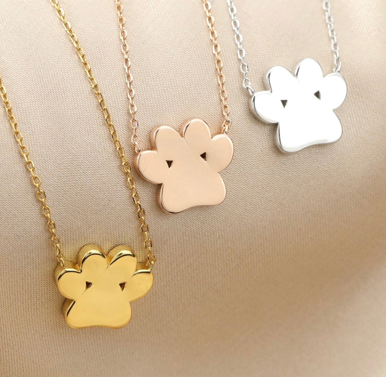 Paw Print Necklace