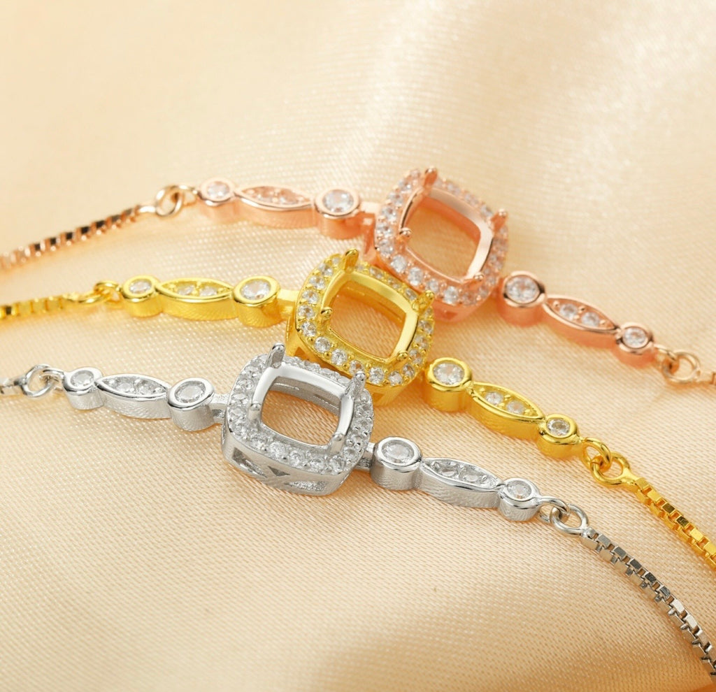 Cushion Square Bracelet