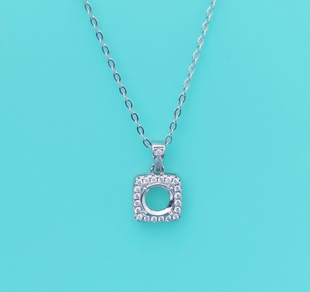 Square Cushion Necklace