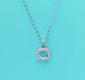 Square Cushion Necklace