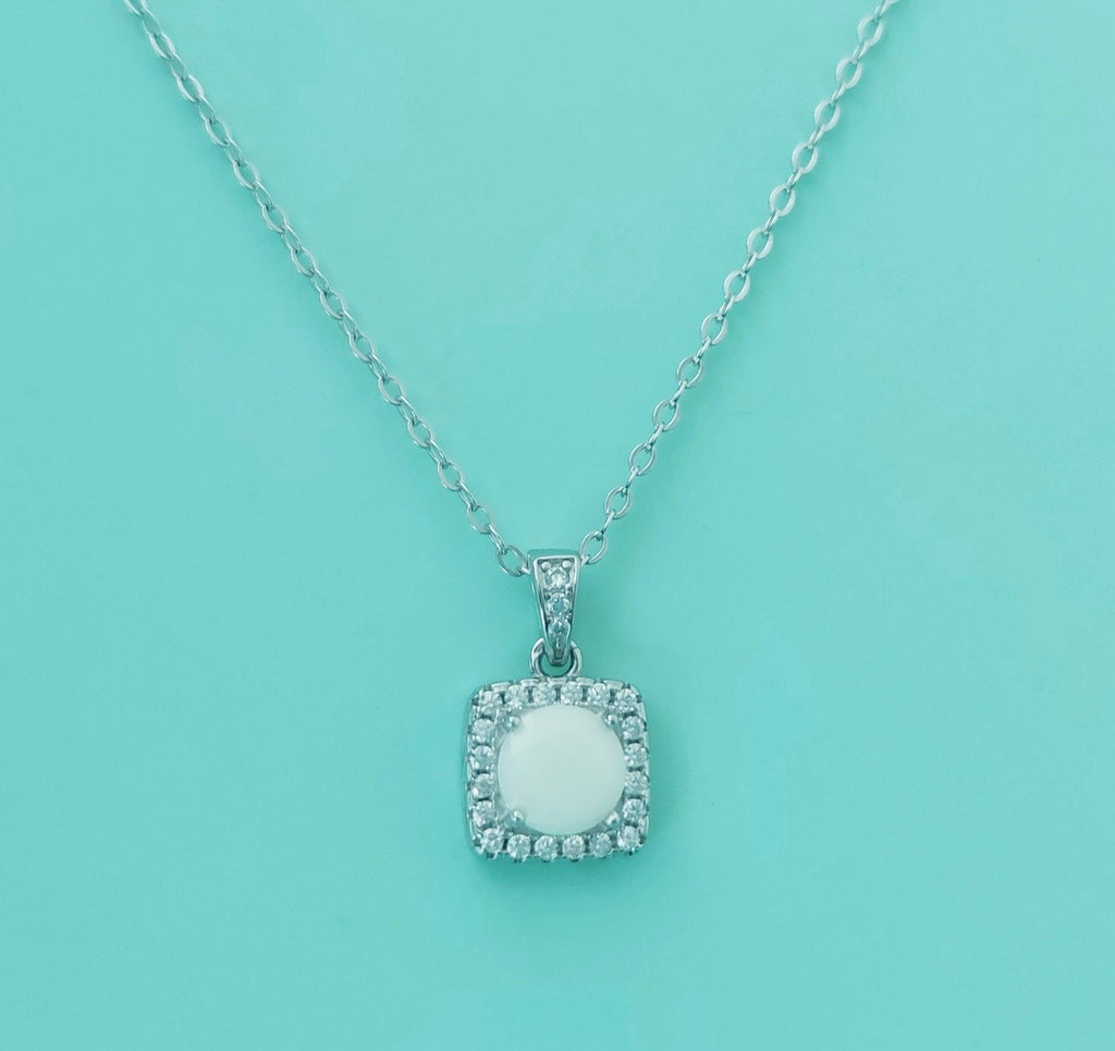 Square Cushion Necklace