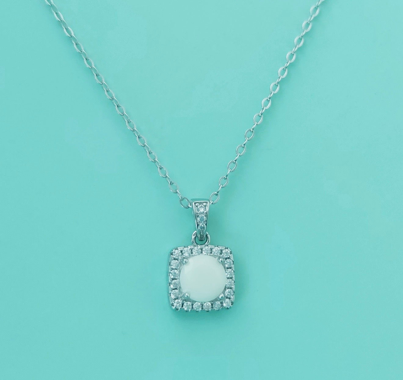 Square Cushion Necklace
