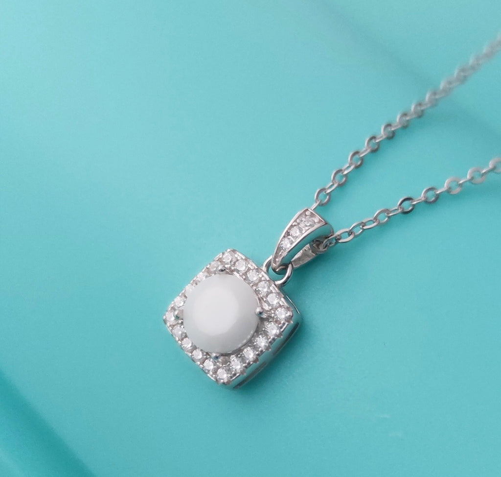 Square Cushion Necklace