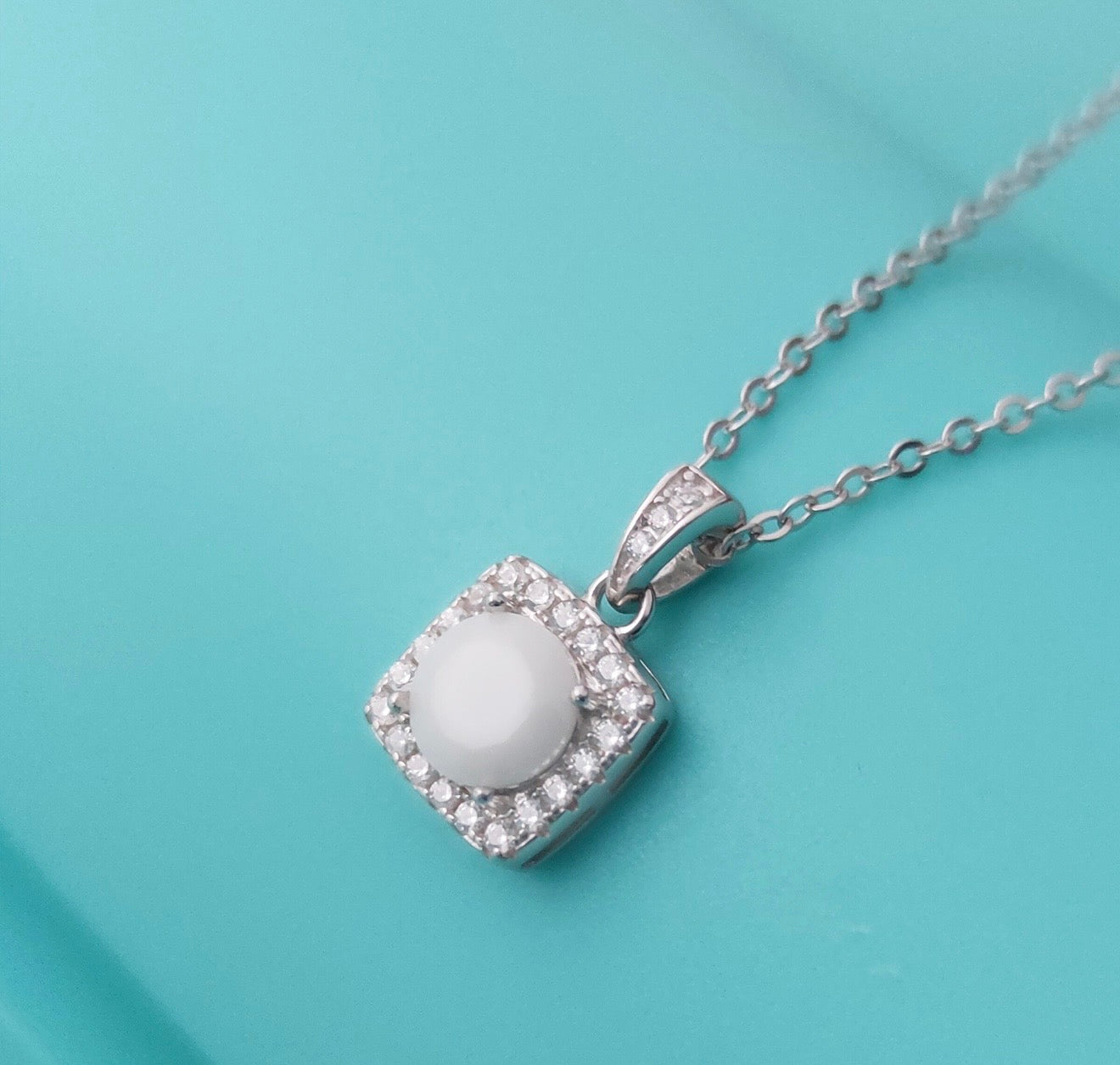 Square Cushion Necklace