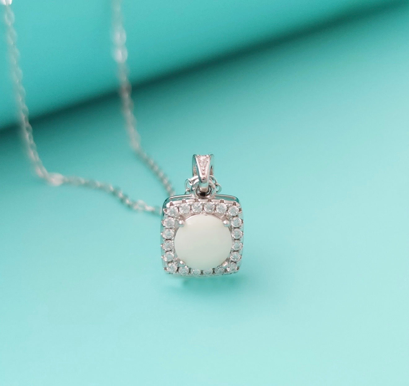 Square Cushion Necklace