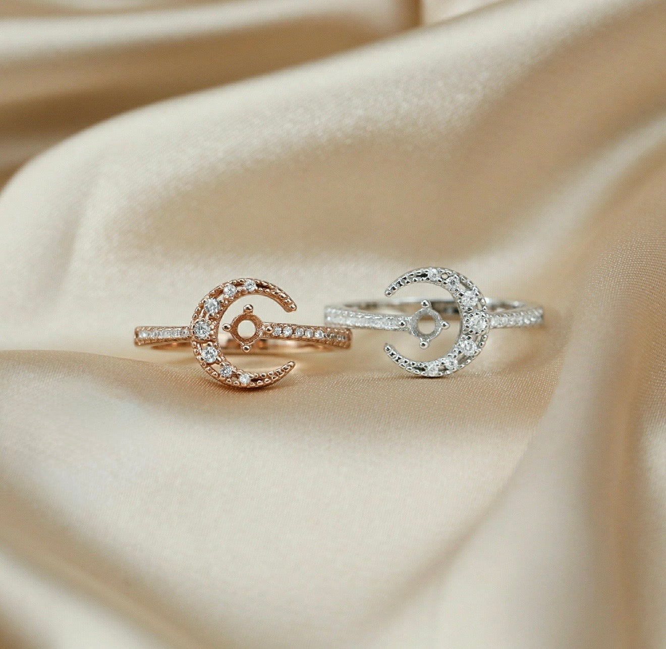 Moon and Stars Ring