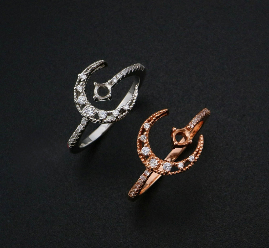 Moon and Stars Ring