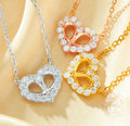 Pear Heart Necklace